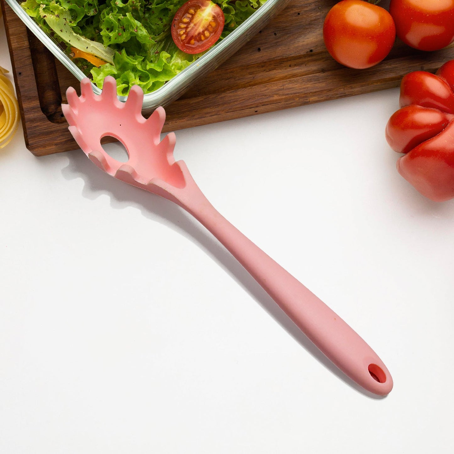 Multipurpose Silicone Spoon, Silicone Basting Spoon Non-Stick Kitchen Utensils Household Gadgets Heat-Resistant Non Stick Spoons Kitchen Cookware Items For Cooking and Baking (6 Pcs Set)